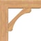 Ekena Millwork Legacy Block Smooth Bracket w/ Offset Brace, Western Red Cedar, 7 1/2"W x 28"D x 28"H BKT0806X28X28LEC05SWR - alternate 2